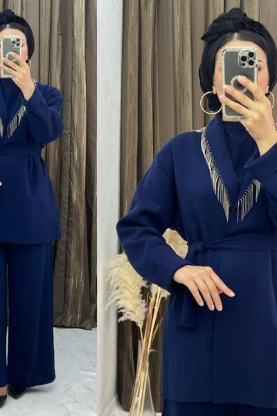 Hidayet 3 Lü Takım Lacivert