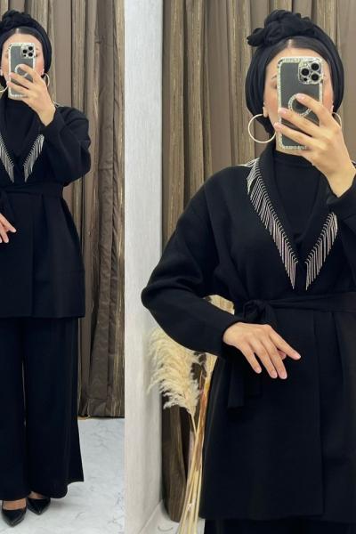 Hidayet 3 Lü Takım Siyah