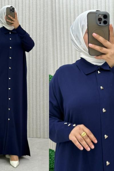 Kalbim Hırka Lacivert