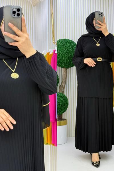 Kehribar Takım Siyah