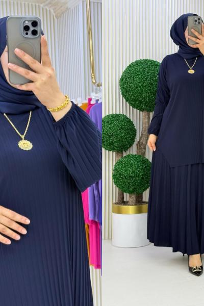 Kehribar Takım Lacivert