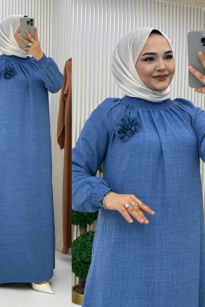 Kulin Elbise  İndigo