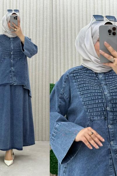 Lal Etekli Takım Mavi