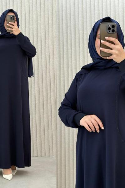 Lalezar Elbise  Lacivert