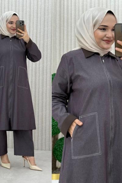 LİLİ PANTOLONLU TAKIM  Gül