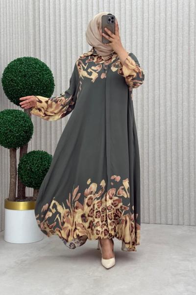 Mango Elbise Ferace Sarı