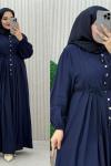 MEDİNE ELBİSE  Lacivert