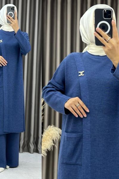 Melek Panço Takım İndigo İndigo