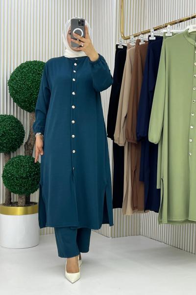 Mürşide Takım Petrol Yeşili