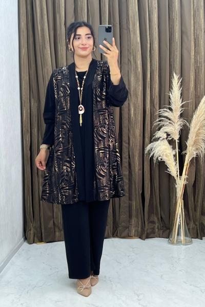 Nana 3 Lü Takım Siyah