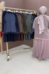 Nehir Etekli Takım Siyah