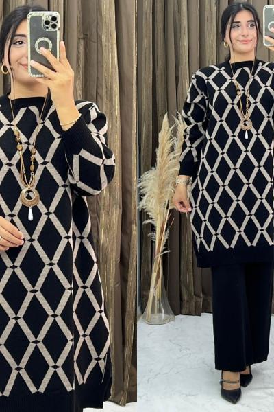 Nil Triko Takım Siyah