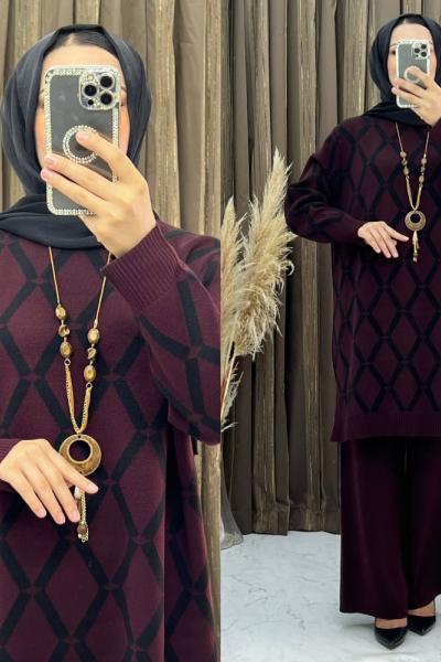 Nil Triko Takım Mürdüm