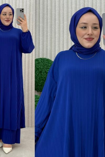 Nurgül Takım Saks Mavisi