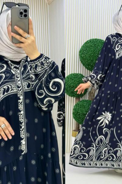 Okka Elbise Lacivert