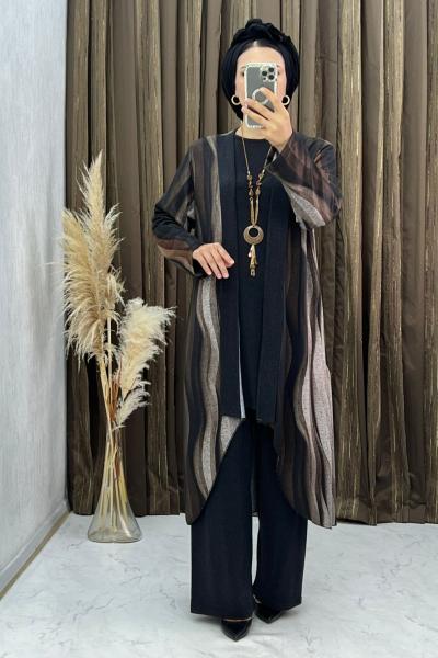 Parıltı 3 Lü Takım Siyah