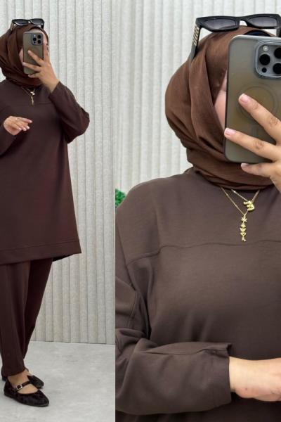 Pera Takım Kahverengi