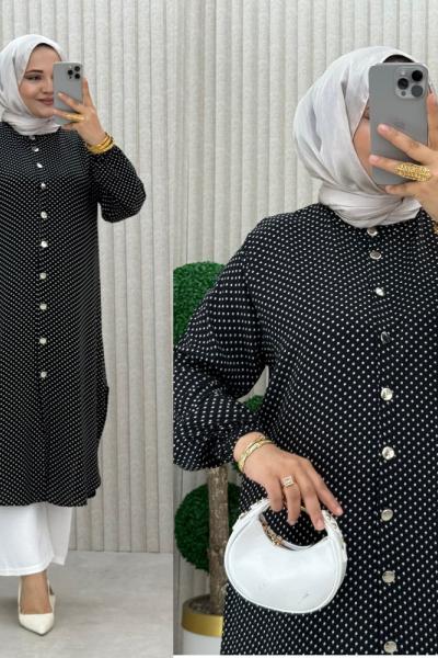 Puantiye Takım Siyah