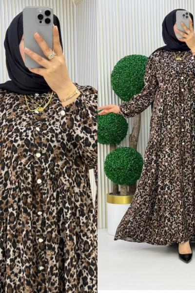 Rübeyda Elbise  Siyah Beyaz