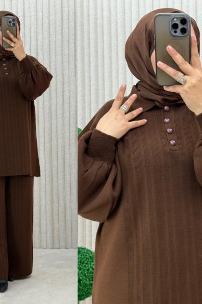 Rübeyda takım  Kahverengi