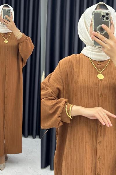 Safa Tunik/Elbise Kahverengi