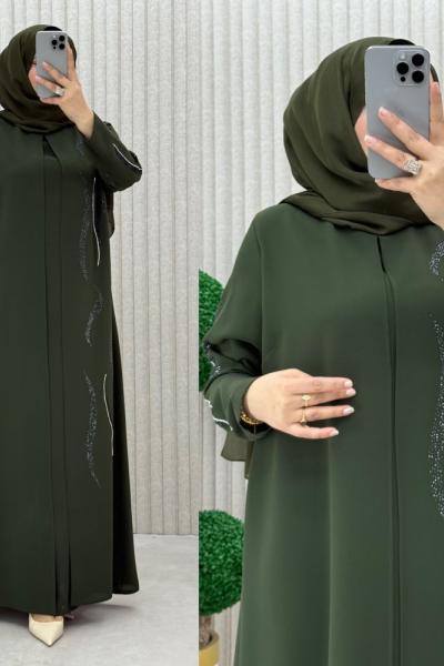 SAHRA ABİYE  ELBİSE  Haki