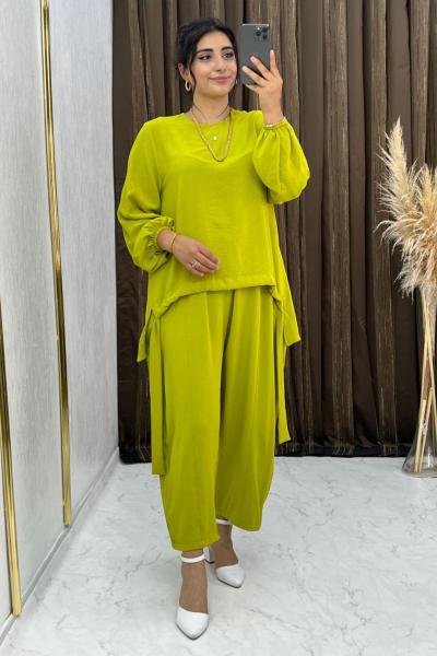 Şalvar Takım Fıstık Yeşili