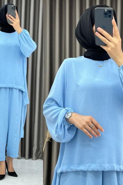 Şalvar Takım Bebe mavisi Bebe Mavisi