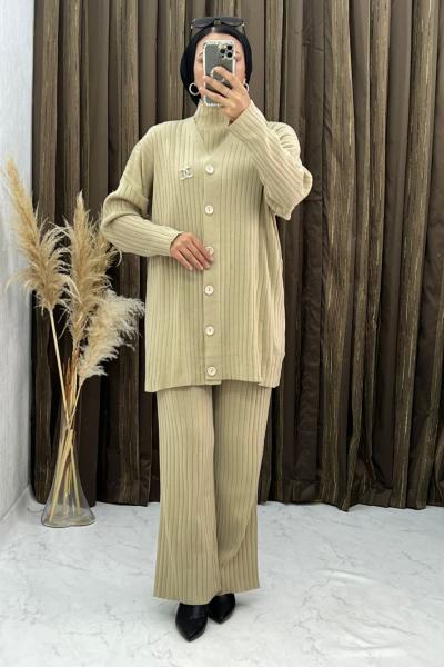 Samira 3 Lü Takım Taş  Taş Rengi