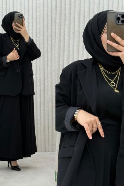 Şebnem Pantolon Etek  Siyah