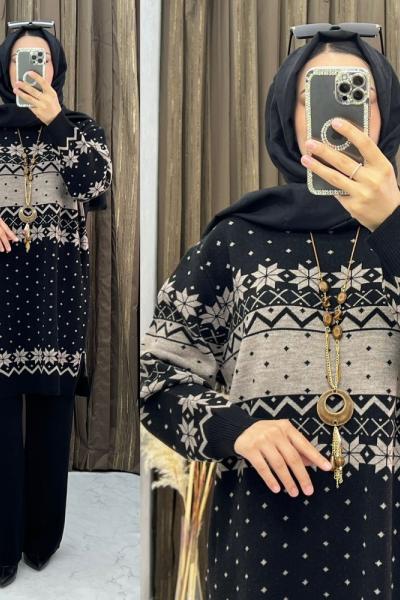 Şehriban Triko Takım Siyah