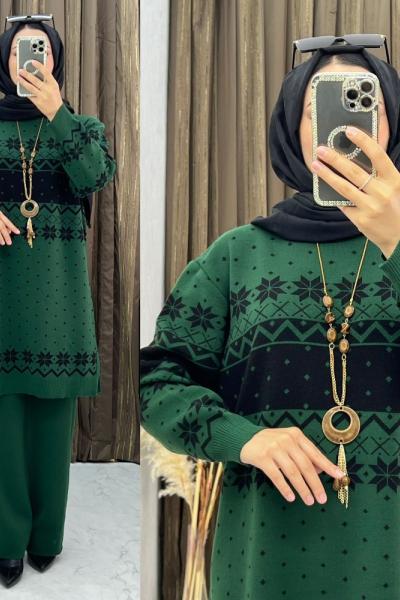 Şehriban Triko Takım Zümrüt