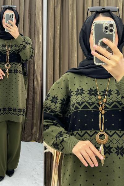 Şehriban Triko Takım Haki