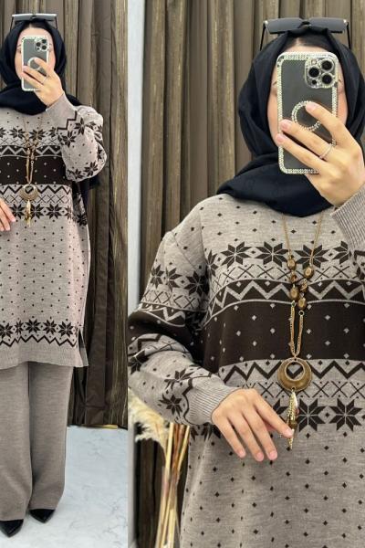 Şehriban Triko Takım Vizon