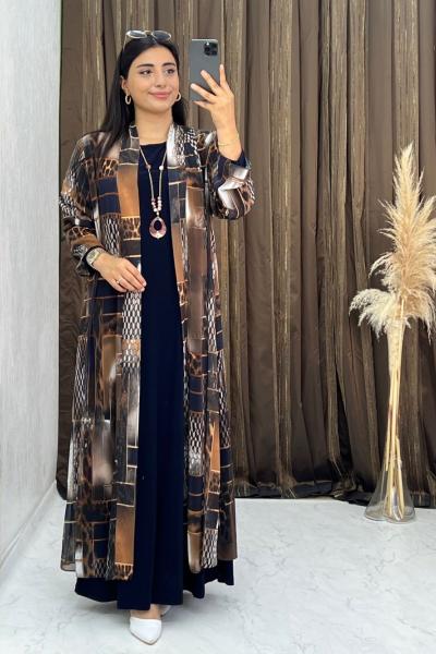 Selin Elbise Takım  Lacivert