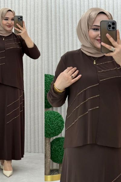 Şeyda Takım  Kahverengi