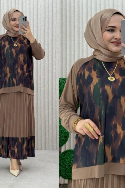 Silver Etekli Takım Camel