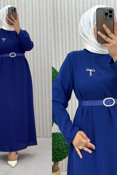 Simay Elbise İndigo
