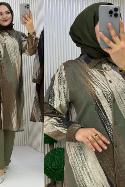 Söz Keten Takım Haki