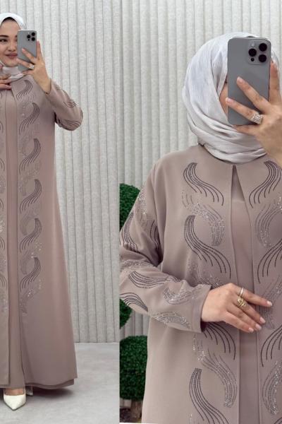 Star Abiye Elbise Vizon