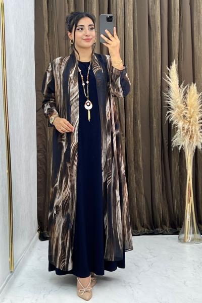 Sude Elbise Takım Lacivert