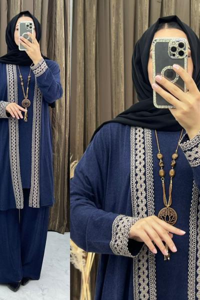 Sudel 3 Lü Takım Lacivert