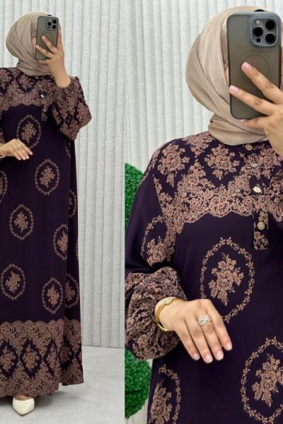 Şule Elbise Mürdüm