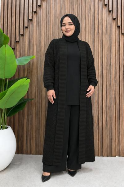 Sümbül Hırka Siyah