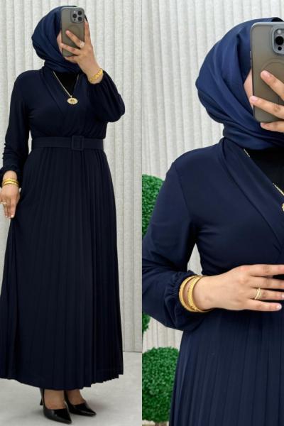 Taile Elbise Lacivert