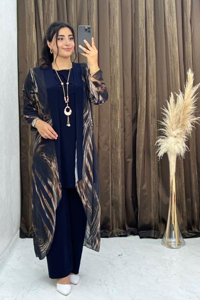 Venüs 3 lü Takım Lacivert