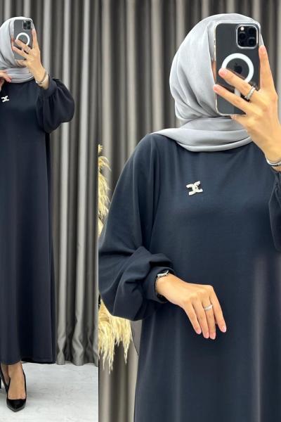 Vinil Elbise Antrasit Antrasit