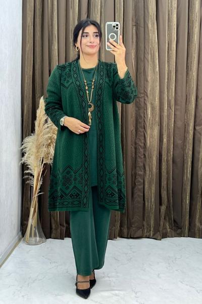 Viva 3 Lü Takım Zümrüt