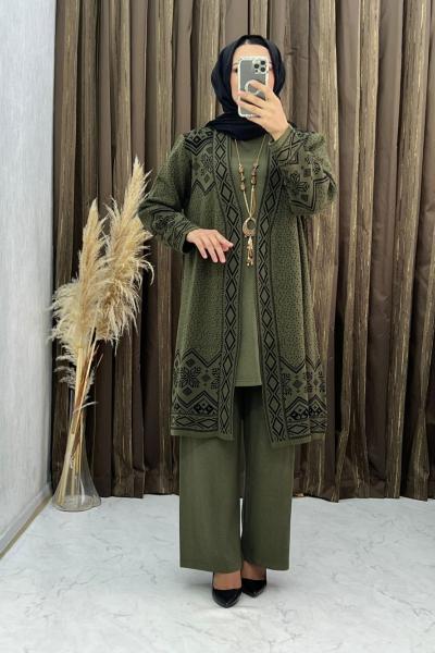 Viva 3 Lü Takım Haki