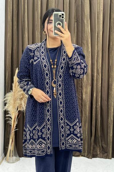 Viva 3 Lü Takım Lacivert